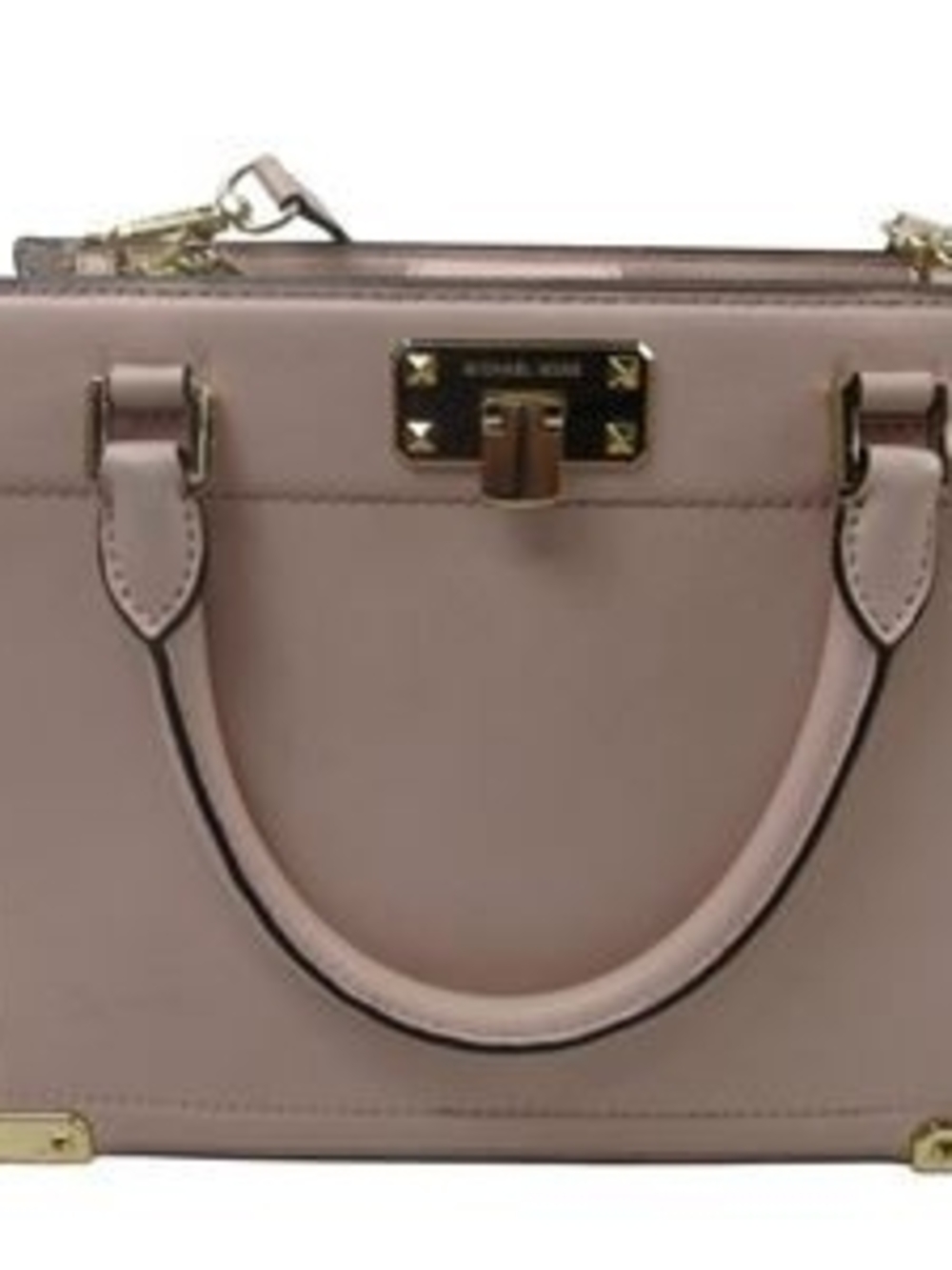 Michael Kors Kinsley Medium Accordion Leather Satchel